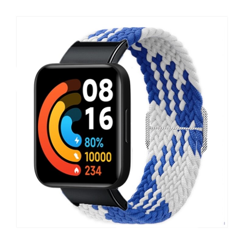 Nylon Braided Solo Loop for Xiaomi Mi Watch Lite /Redmi Watch 2 Strap Bracelet belt Mi Watch Lite Wristband for Redmi Watch 2