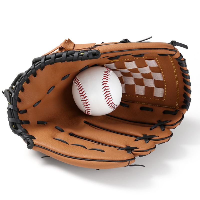 Luvas de treinamento engrossar beisebol para adultos, softball arremessador, esportes da mão esquerda 10 5
