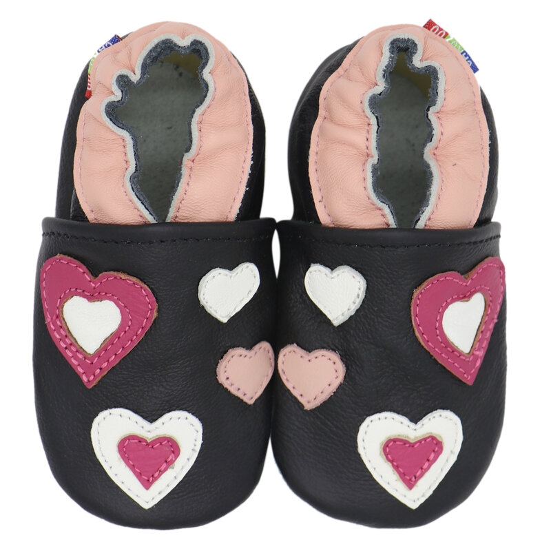 Sapatos de couro macio para bebê menino e menina, sapatos infantis, estilo primeiro caminhante, à prova de derrapagem, de 0 a 6 meses a 7 a 8 anos
