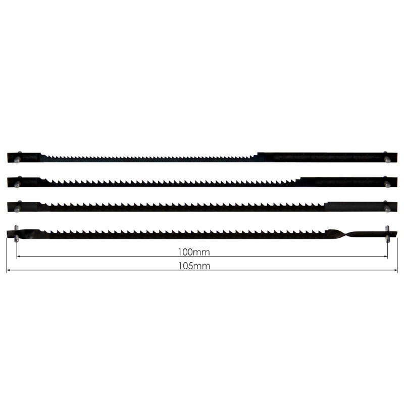 TASP-hojas de sierra de desplazamiento, 48 piezas, 4 pulgadas, 105mm, alfileres, corte de madera para motosierra Dremel