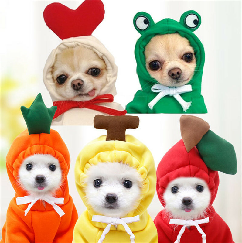 Hond Winter Warme Kleding Leuke Pluche Jas Hoodies Pet Kostuum Jas Voor Puppy Kat Franse Bulldog Chihuahua Hond Kerst Kleding