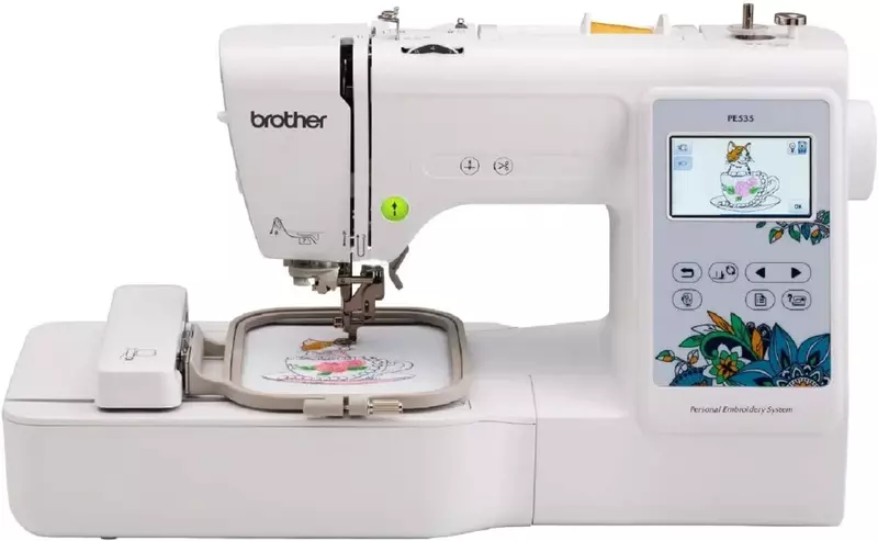 ブラザーpe535刺繍機、80の組み込みデザイン、夏の割引、50%
