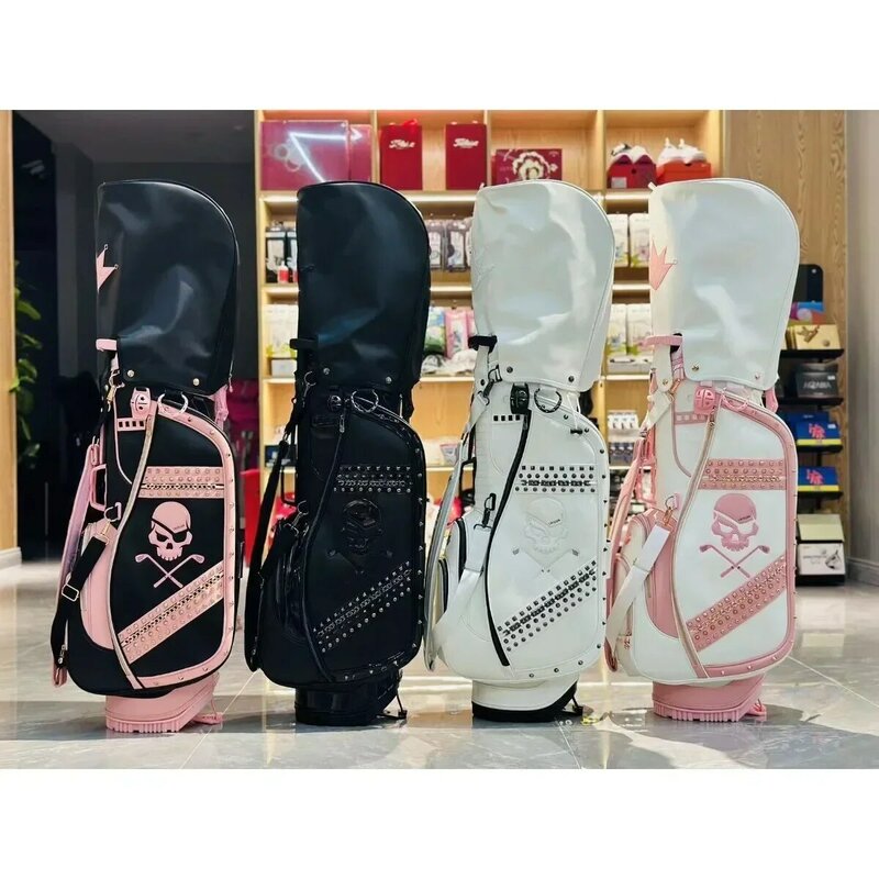 2024 New Golf Bag Fashion Rivet Caddy Bag Men and Women Couple Light High Quality Golf Stand Bag  골프 가방