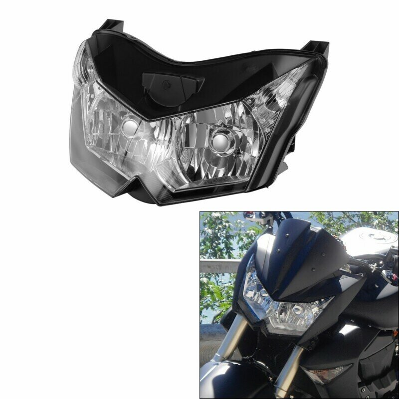 Motorcycle Clear Headlight Assembly For Kawasaki Z1000 ZRT00B 2007-2009 Z750 ZR750L 2007-2010