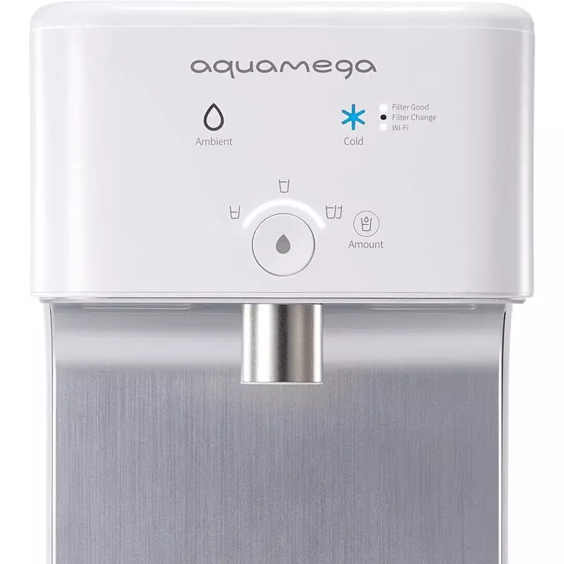 Coway Aquamega 200C Countertop Water Purifier with a cold-water setting, a new advanced, and Coway Io-Care app connectivi
