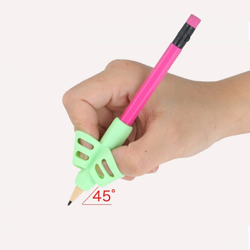 6 buah/set pegangan pensil pegangan tangan anak koreksi postur tangan latihan pegangan menulis alat bantu pena memegang untuk balita hadiah anak-anak