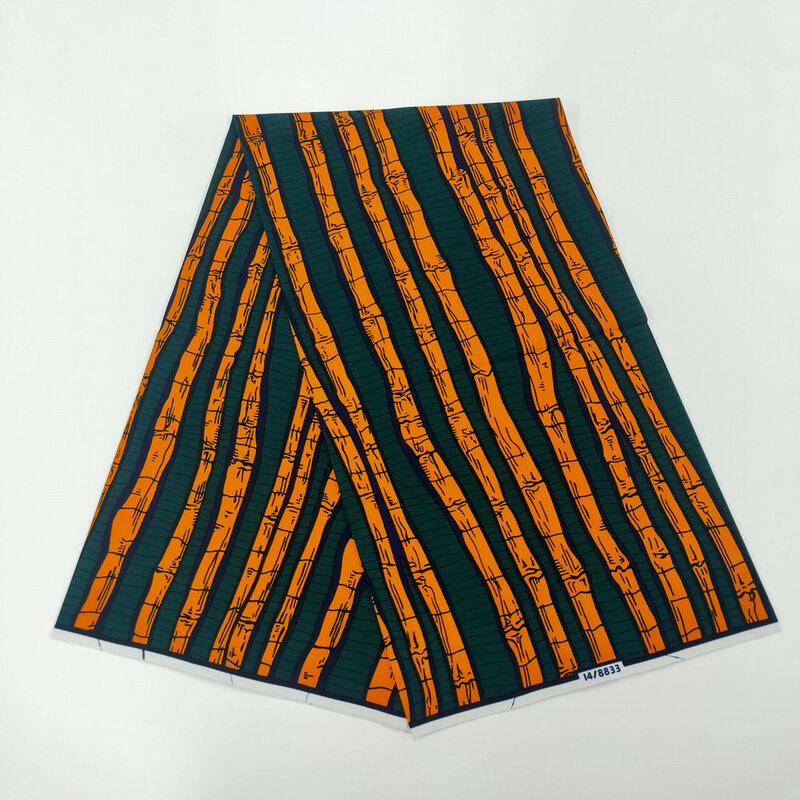 أقمشة Hollandai بطراز جديد لعام 2023 قماش نيجيري مطبوع بالشمع hollande أقمشة شمع غانا الأفريقية عالية الجودة للقطع Y6