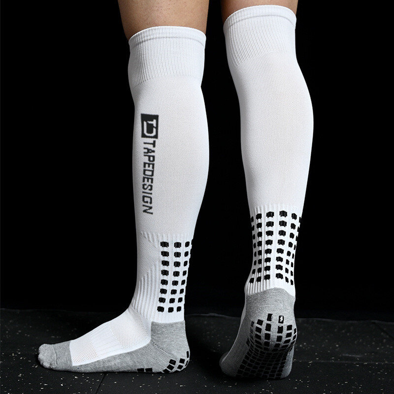 Socks Non-Slip Soccer 2022 New Men's Breathable Knee High Towel Bottom Cycling Hiking Sports Training Long Football Socks