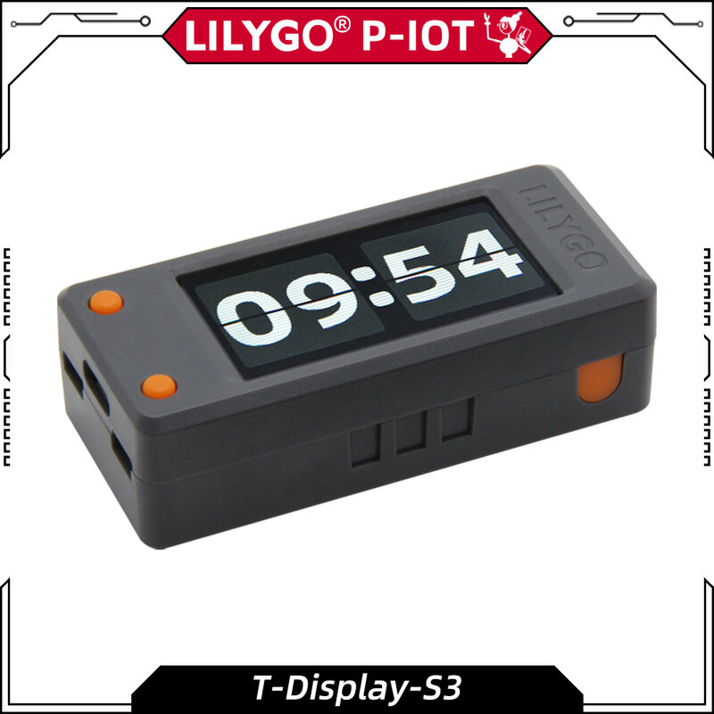LILYGO® T-Display-S3 ESP32-S3 บอร์ดพัฒนา ESP32-S3 T-Display-S3 ST7789ขนาด1.9นิ้วโมดูลจอแสดงผลหน้าจอ LCD Bluetooth5ไวไฟพร้อมเปลือกสำหรับ Arduino