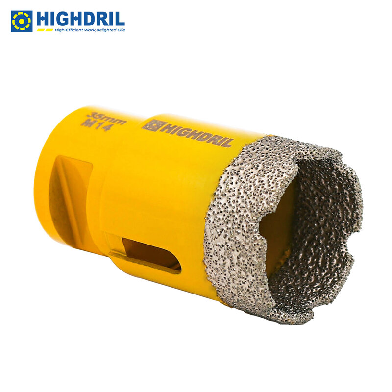 HIGHDRIL 1PC Tile Crown Diamond Drilling Bits for Tile Porcelain Granite Marble Core Hole Saw Bit Cutter M14/M10 Drill Cutter