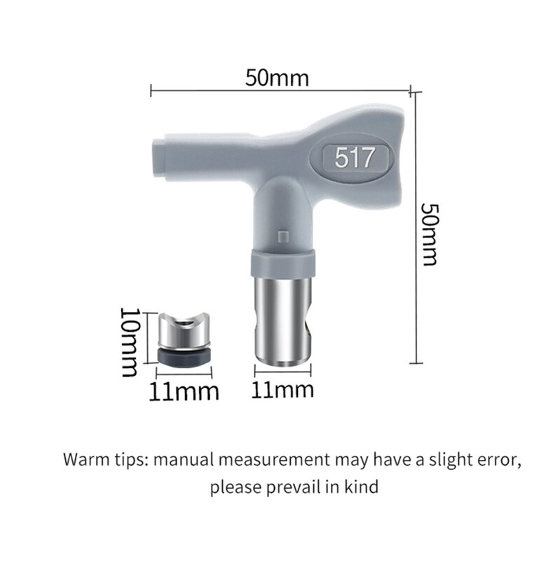 1Pcs High Pressure Nozzle 2/3/4/5 all series heavy-duty Gray airless tips nozzle guard For Sprayers Paint spray gun and XTR Guns
