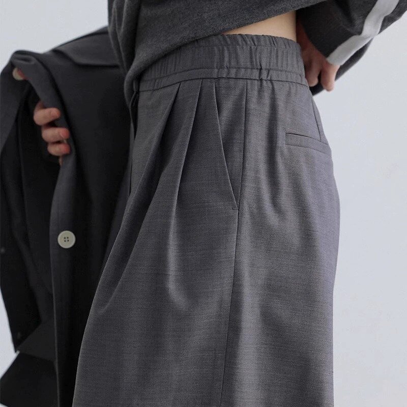 منتصف الخصر جيب تصميم السراويل للنساء ، بلون بانت ، فضفاضة والبرودة ، الصيف السراويل القصيرة ، علامات تجارية R0W ، جديد ، 2023
