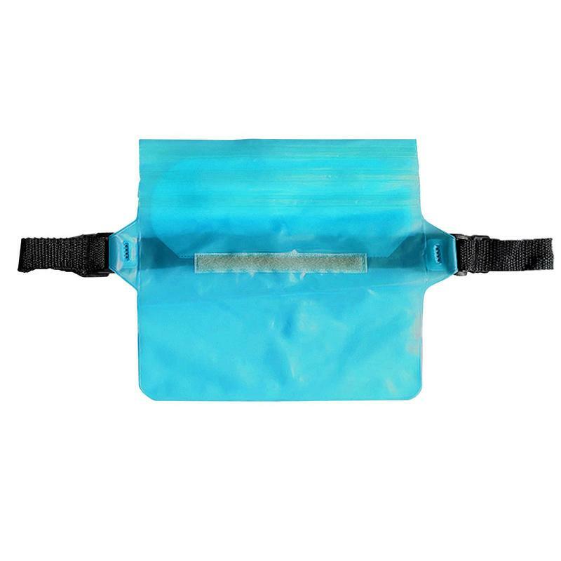 Tas renang tahan air, tas renang Ski Drift menyelam tas pinggang bawah air tas ponsel penutup casing untuk berenang berperahu