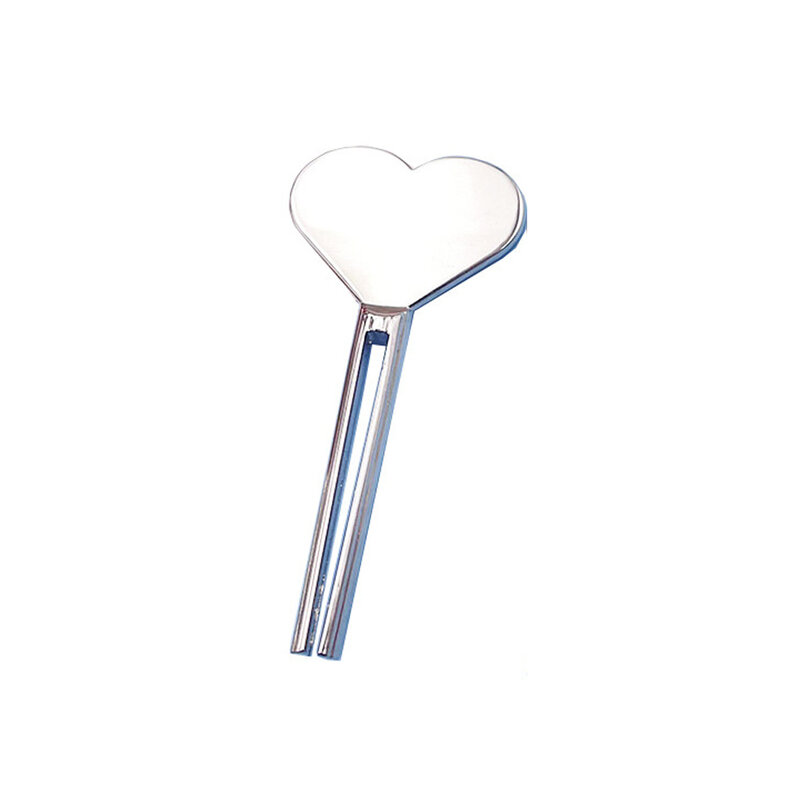 Wyciskacz do tubka do pasty do zębów w kształcie serca metalowy zacisk pasty do zębów dozownik do farb kosmetycznych czyszczenie zębów akcesoria