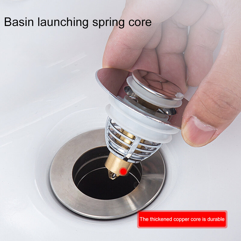 1PCS Sink Cover Stainless Steel Tub Drain Stainless Steel Sink Covers Anti Clogging Filter For Home Improvement Bathroom Supplie