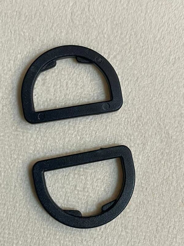 AINOMI-Porte-bébé RapDuty, anneau en D, en plastique, 25mm, 1 pouce