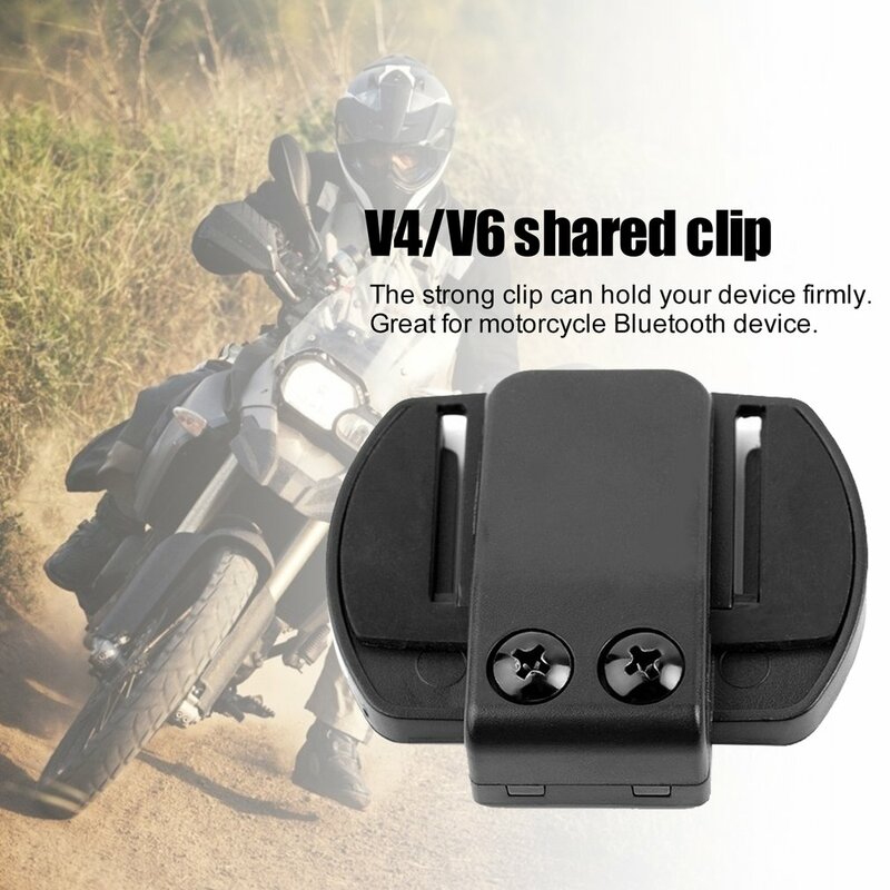 Microphone Speaker Clip Accessory Headset V4/V6 Interphone Universal Headsets Clamp Intercom Clamps For Motorcycle Device