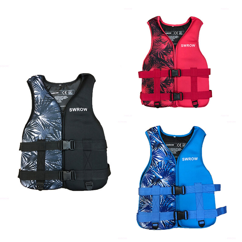 Swow-chaleco salvavidas para adultos y niños, chaqueta de flotabilidad para deportes acuáticos, natación, navegación, conducción