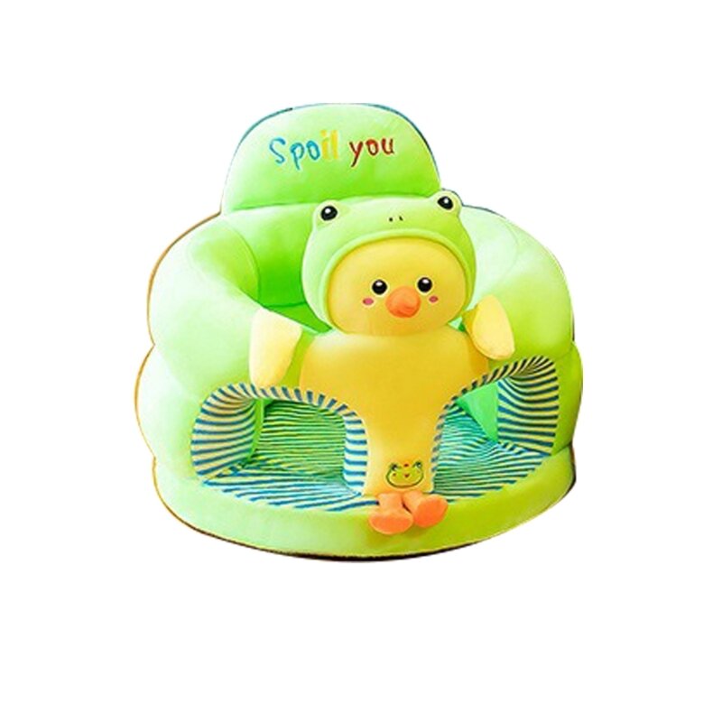 Y1UB Baby Support Sofa Chair Portable Cartoon Toddler Couch for Learning Sitting