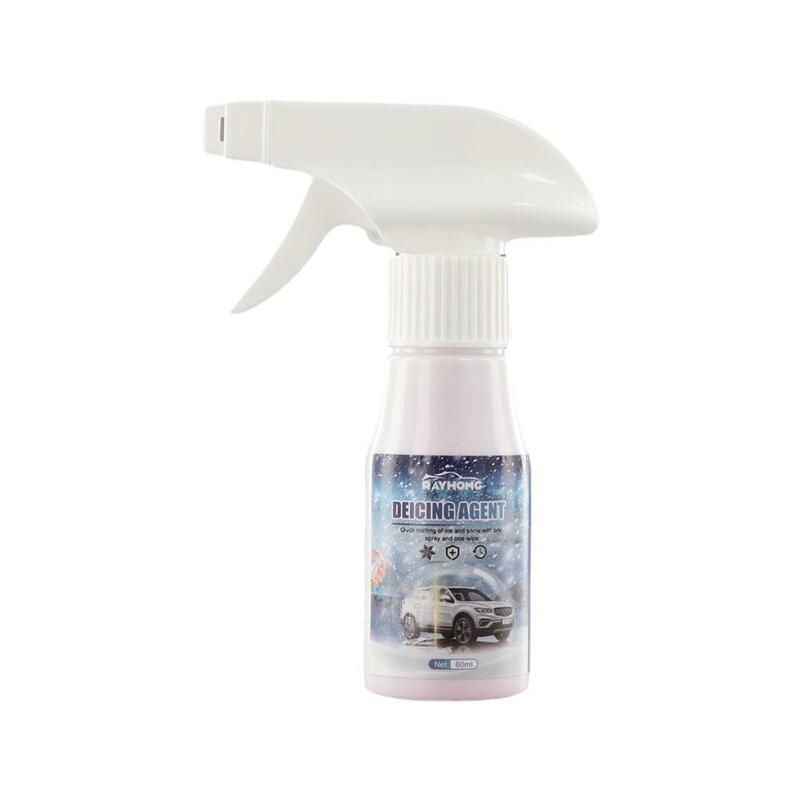 Déneigeur en spray pour pare-brise de voiture De479, agent efficace, poussière automobile sûre, dégivrage 60ml, fournitures de livres, G8E6