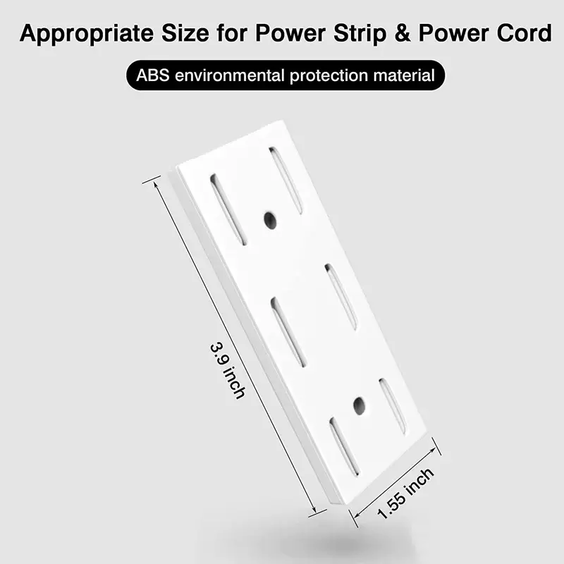 Adhesive Punch-Free Power Socket Holder For Kitchen Home and Office
