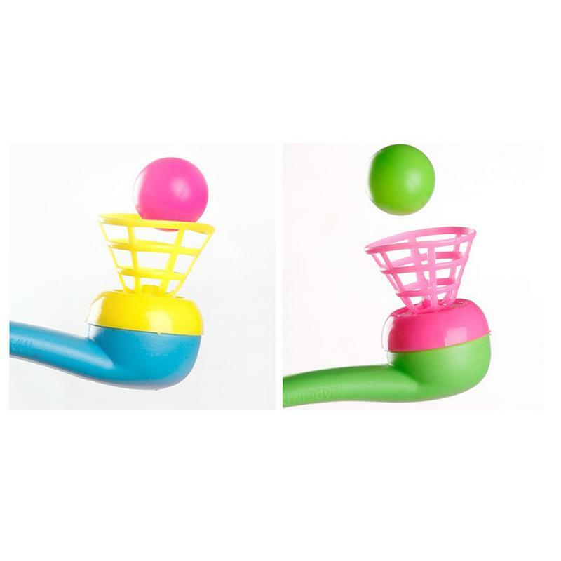Montessori Balancing Blowing Ball Game para Crianças, Flutuante Jogo de Tabuleiro, Treinamento de Equilíbrio, Funny Party Supplies