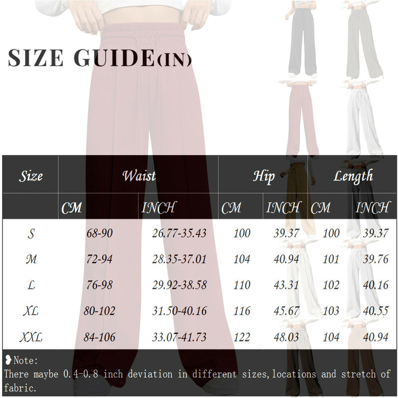 Kobiety Y2k spodnie codzienne jednolity kolor szerokie nogawki spodnie z wysokim stanem luźne spodnie typu Casual Streetwear damskie spodnie dresowe