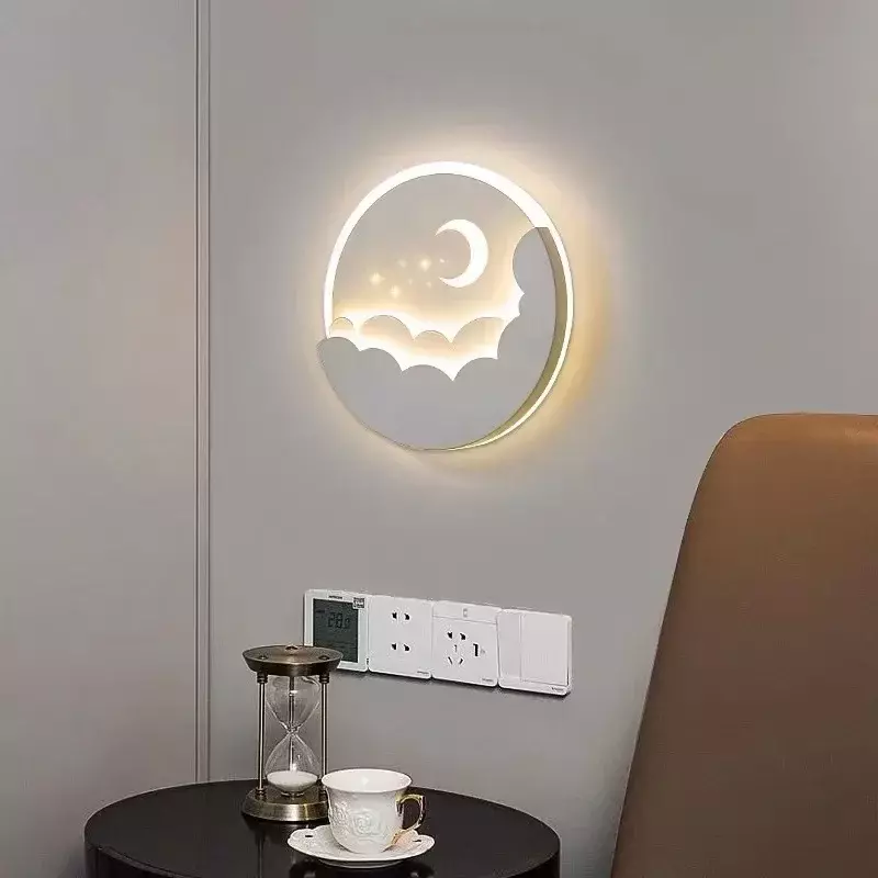 Moderna lampada da parete a LED per soggiorno sala da pranzo Tv sfondo camera da letto comodino applique da parete applique per interni decorazioni per la casa apparecchio di illuminazione