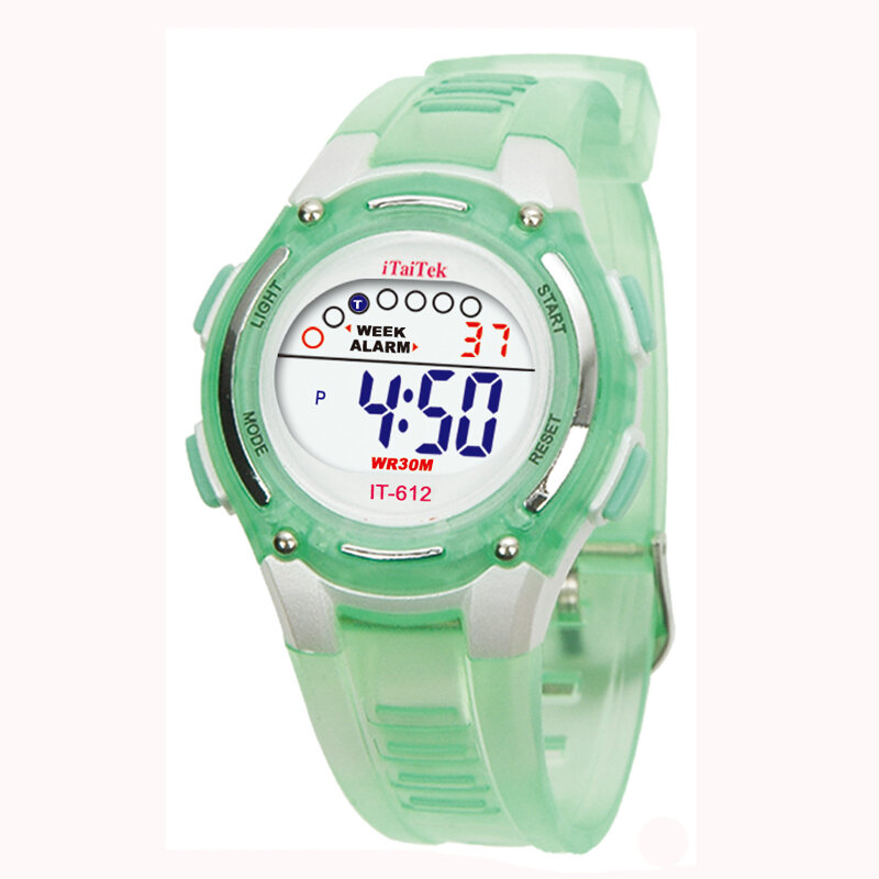 Reloj de pulsera Digital para niños y niñas, resistente al agua, deportes de natación, moda Infantil