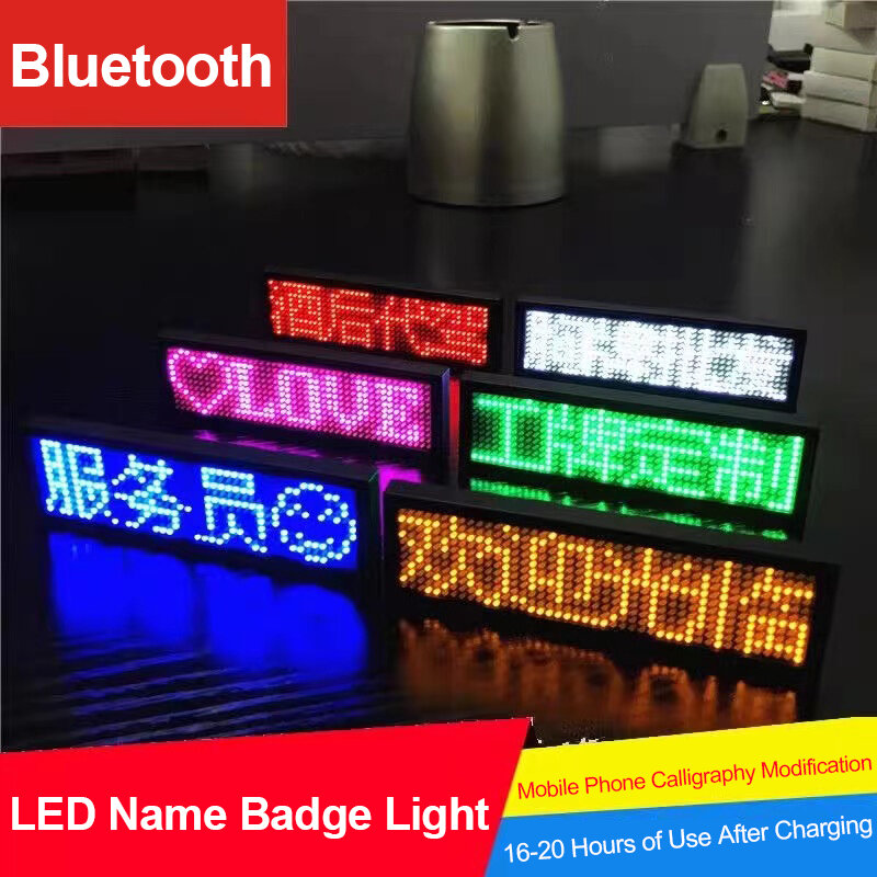 Lumière d'insigne de nom de LED