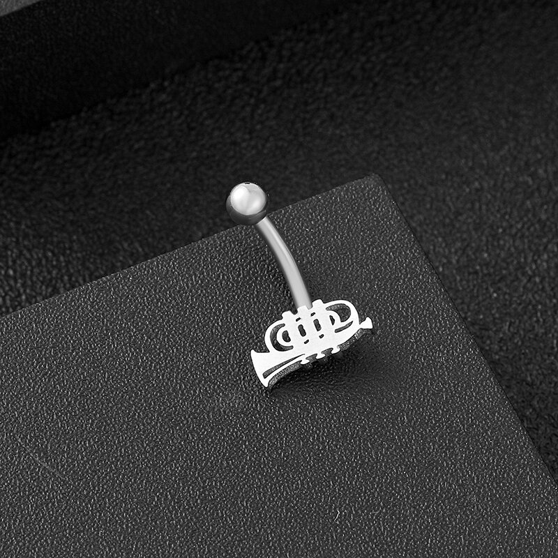 1 pz semplice farfalla anello Sexy Piercing all'ombelico ombelico bottone ombelico anello ciondolo Piercing all'ombelico gioielli per il corpo delle donne