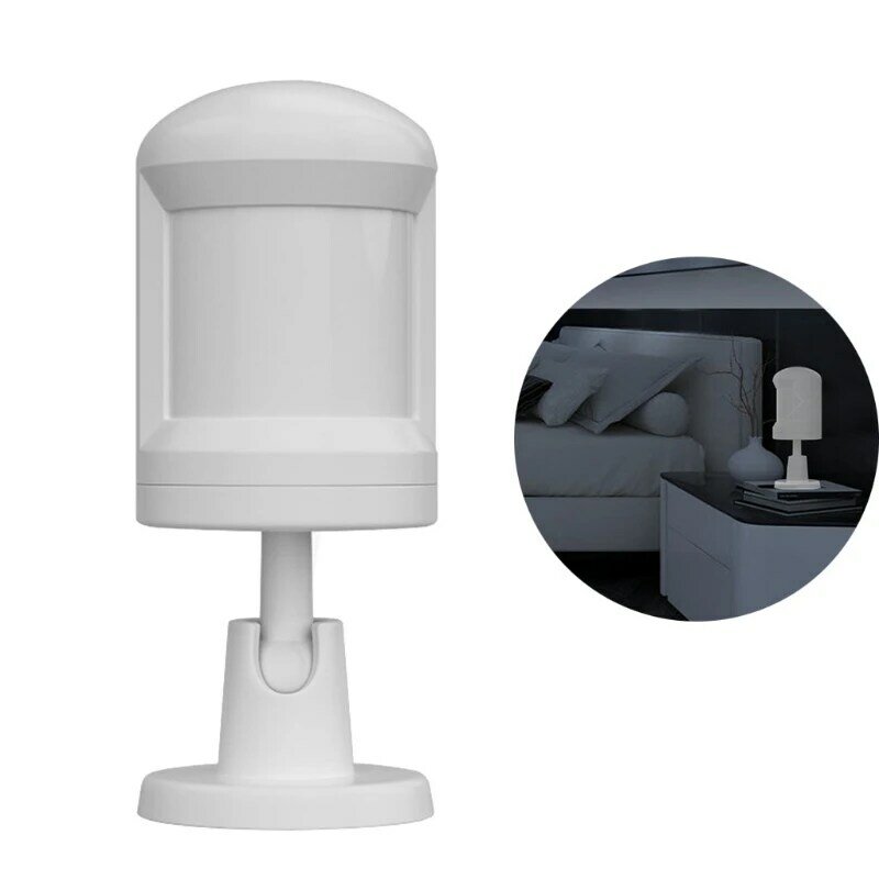 LXAF 1 pieza blanco Mini Home Edition detectores infrarrojos movimiento corporal larga duración funcionan a-10 ℃-55 ℃ tipo