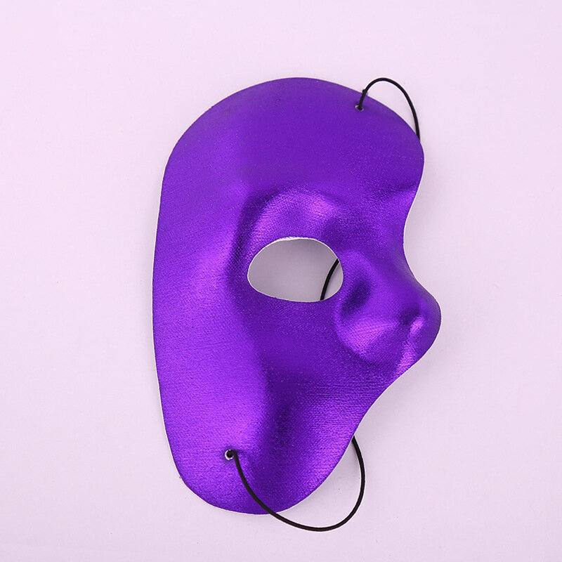 Máscara de media cara de PVC para niños y niñas, máscaras creativas de graduación, mascarada misteriosa, Cosplay, decoración de fiesta de moda, accesorios de disfraces