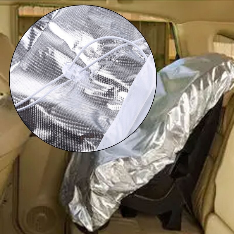 75x108cm Autos itz Kindersitz Sonnenschutz für Kinder Kinder Aluminium folie Sonnenschutz UV-Schutz Staub isolierung Abdeckung