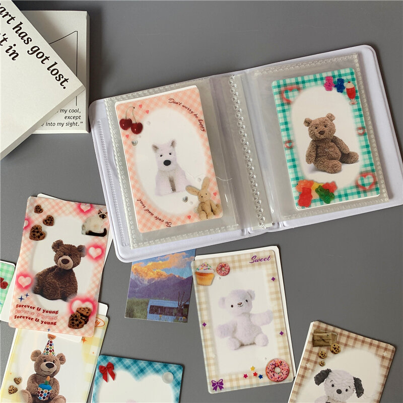MINKYS-Paquete de 8 piezas/12 piezas, marco de sesión fotográfica Kpop de 3 pulgadas, tarjeta de película decorativa, papelería escolar