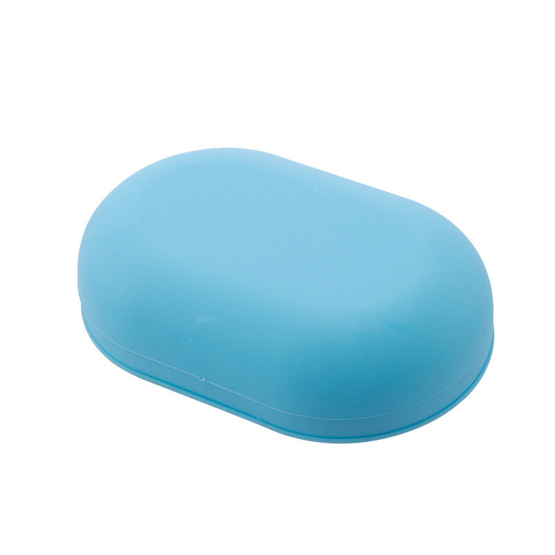 Контейнер для мыла с крышкой, Овальный супергерметичный водонепроницаемый бокс для хранения мыла, для путешествий, дома, ванной комнаты
