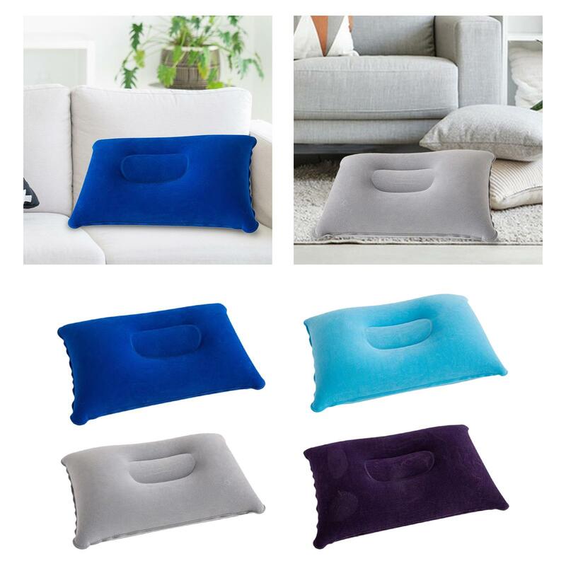 Cuscino gonfiabile da campeggio in PVC per cuscino di supporto per il collo cuscino comprimibile per