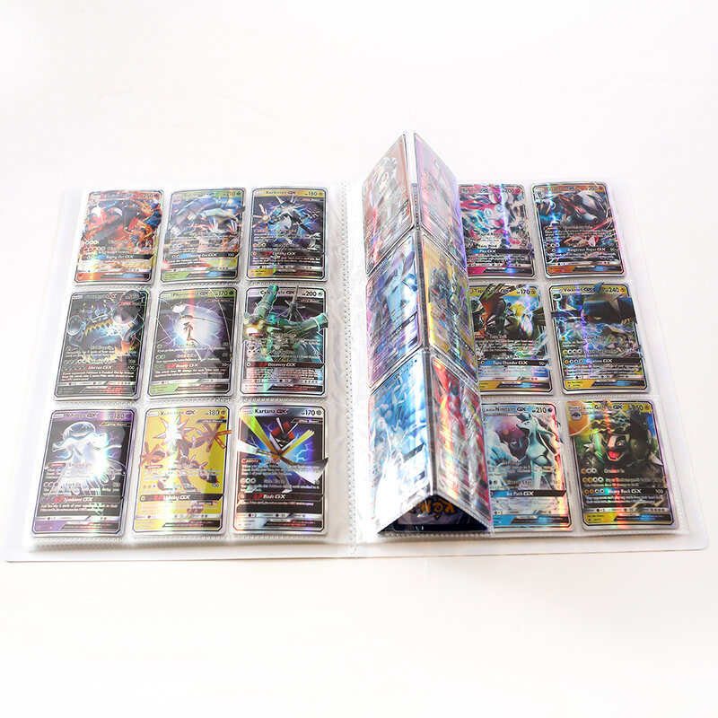 Альбом для открыток с изображениями покемонов, 9 карманов, для Пикачу; Чаризард игр в стиле аниме, 540 шт.