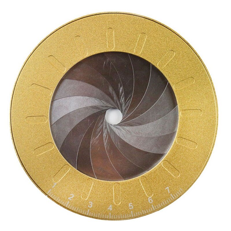 Ferramenta de desenho circular em aço inoxidável 304, Medição rotativa, Régua criativa