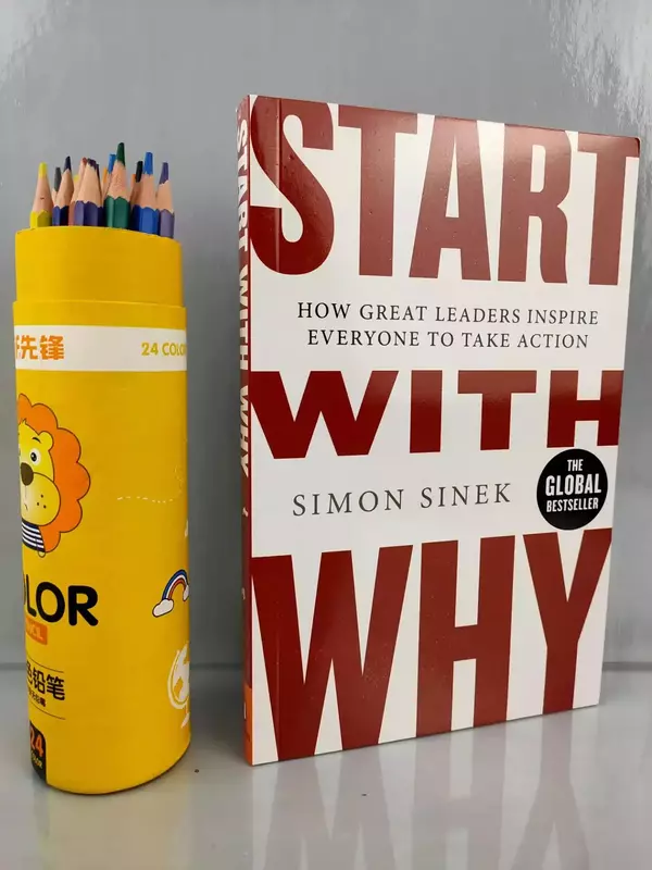 Inizia con perché di Simon Sinek come grandi leader ispirano tutti a prendere in mano libri di azione di romanzi di economia e gestione Livros
