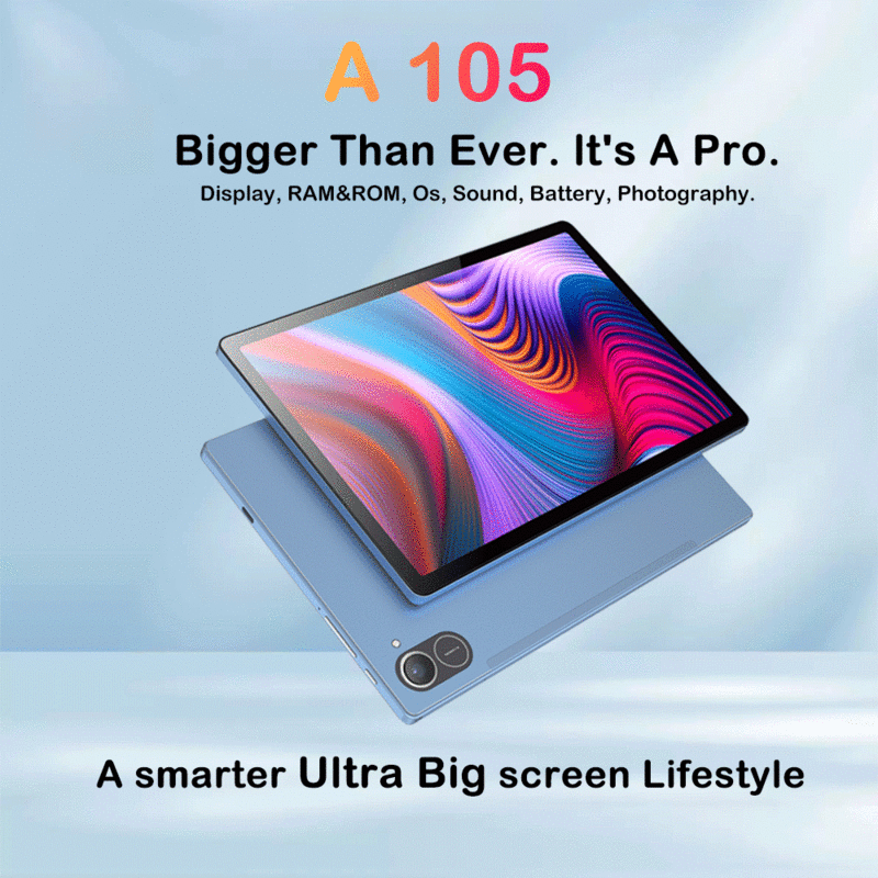 BDF-Tableta LCD de 10,1 pulgadas, dispositivo con Android, 11,8GB (expansión 4 + 4), RAM 64ROM, pantalla IPS de 1280x800, batería de 5000mAh, cámara Dual, WiFi + 3G(GSM)