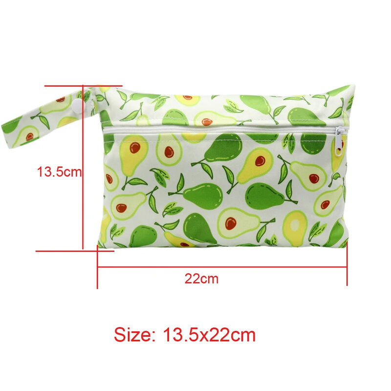 Diaper Storage Bag Waterproof Wet Baby Cloth Diaper Baby Portable Reusable Wash Storage Outing Stroller Hanging Bag Multiple