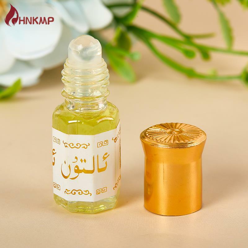 Parfum minyak esensial Saudi 3ML, aroma tahan lama untuk wanita, pewangi tubuh aroma bunga