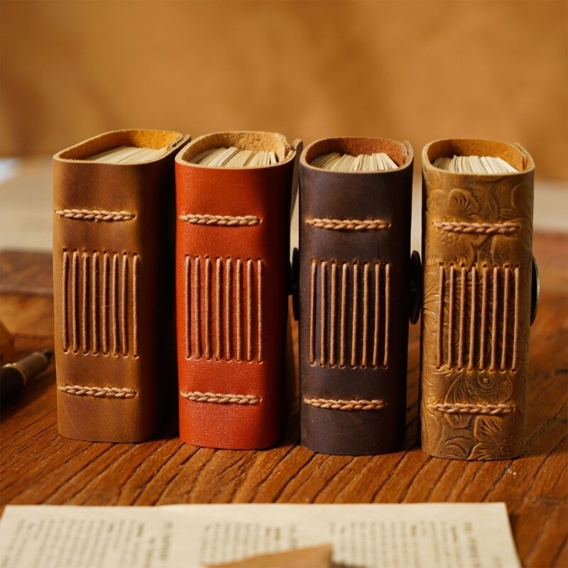 Tagebuch, Notizblock, Notizbuch, Vintage-Retro-Leder, Tagebuch, Reise-Notizbuch