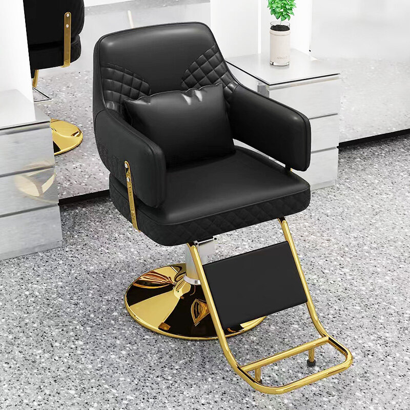 Stylist Working Barber Chair Facial Equipment Gaming Stool Barber Chair Metal Cosmetic Silla De Barbero Beauty Salon Equipment