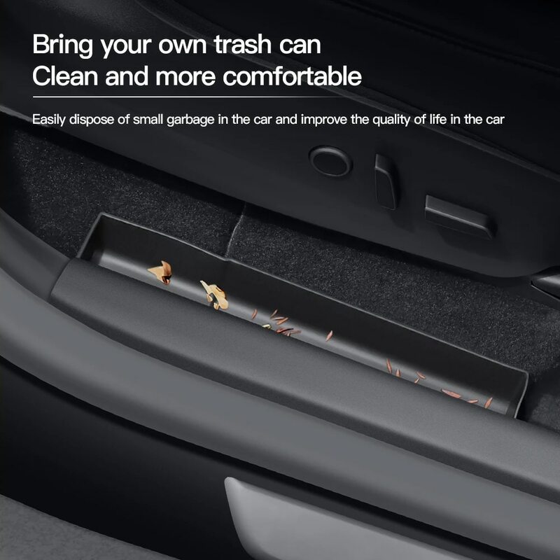 YZ 테슬라 모델 Y용 자동차 앞좌석 트랙 보호 커버, 뒷문 문턱, 안티 킥 플레이트, 인테리어 장식, 수리 액세서리