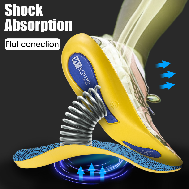 Plantilla deportiva EVA de alta elasticidad, almohadillas para zapatos deportivos Unisex, soporte para el arco, cuidado de los pies, cojín para correr, accesorios para zapatos