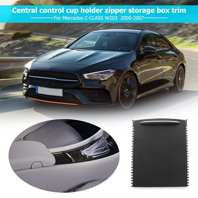 Center Control Roller Blind Cover for Mercedes Benz C-Class W203 Auto Styling Durable Refined Car Interior Accessories