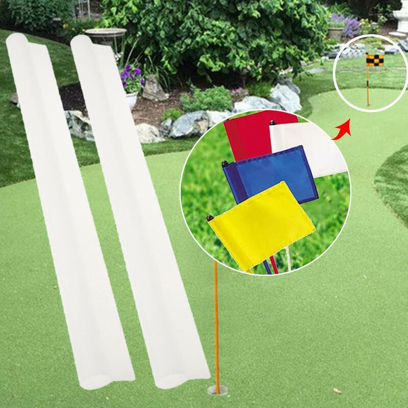 Golf Flag Tube Inserts Replacement 35.5cm with Holes Flag Making Supplies Golf Flag Sewing Tubes