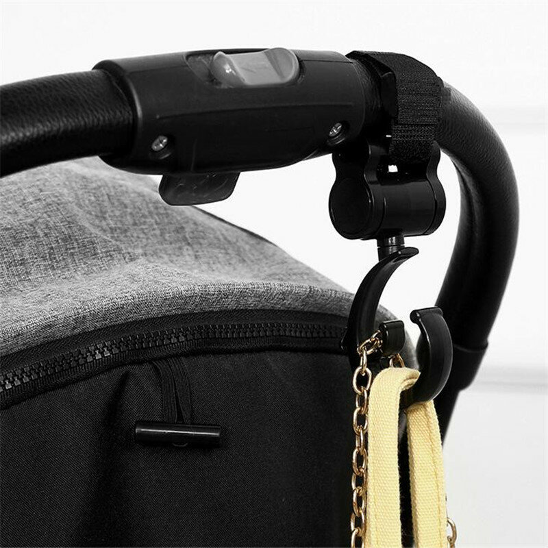 2PCS Baby Stroller Accessories Shopping Pram Hook Props Multi Purpose Baby Stroller Hook Hanger Metal Convenient Hook